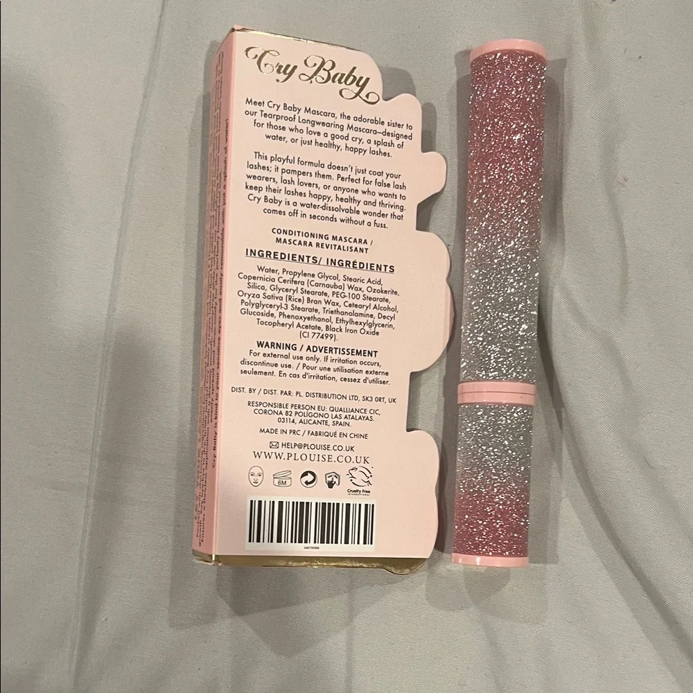 PLOUISE Cry Baby Mascara - Pink and Silver